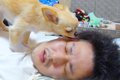 休日の朝、まだ眠い…の画像