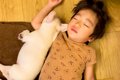 寝ている男の子に『…の画像