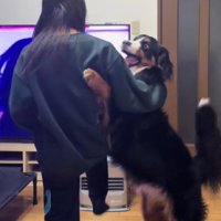 おもむろに飛びついた！！