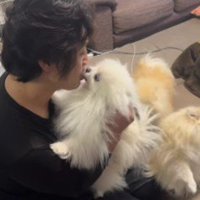 パパのお出迎えも大賑わい
