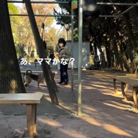 他の人に近寄るカッパちゃん