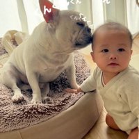 うっとりしながらクンクン…