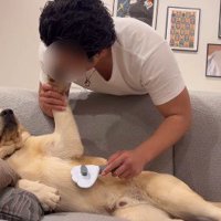 パパもメロメロです
