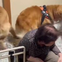 おばあちゃんもニッコリ