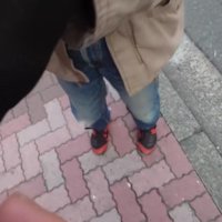 お店の人が焼き芋をくれました！