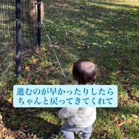 男の子の後ろ姿
