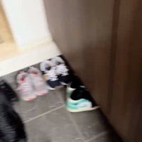 振り返る飼い主さん