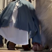 立ち上がろうとするママ