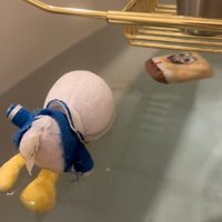 プカプカ浮いているおもちゃたち