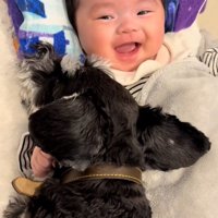 笑顔の赤ちゃん