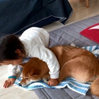 一緒に遊ぶふたり