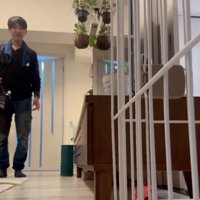 その場で固まるお父さん