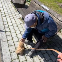 おじいちゃんを発見！！