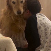 息子さんも思わず甘えモード