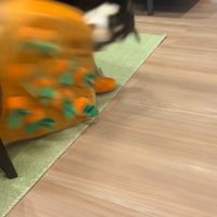 知育おもちゃで遊ぶくろべえ君4