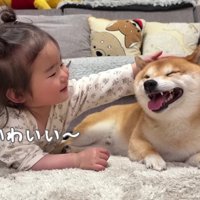 勝利を称えるほのちゃん
