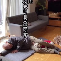 技をかけてるみたい…！？