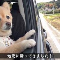 もうすぐ実家だよ