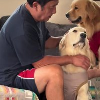 おじいちゃんの順番待ち