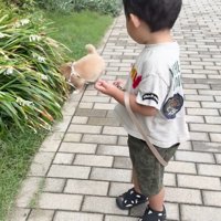 満足するまで待っていてくれました