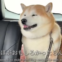 ニコニコ笑顔でご満悦♪
