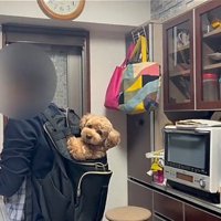 落ち着くバッキーくん
