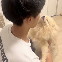 パパと目が合っちゃった