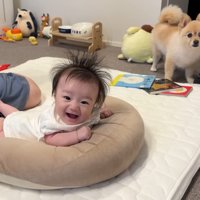 赤ちゃんはニコニコ♪