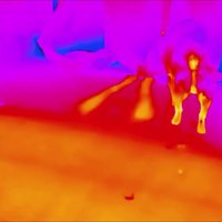 みるみるピンク色に…