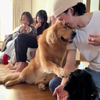 嬉しそうな海丸くん