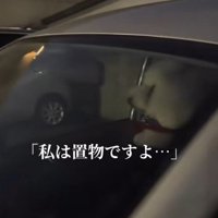 まるで置物のよう