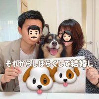 夫婦と犬
