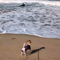 パパを見送って…