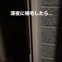 深夜に帰宅したら…