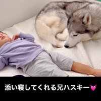 男の子に添い寝する星凪くん7