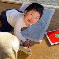 まさかの満面の笑み♪