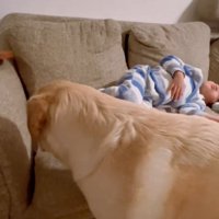 スペースを空けた娘さん