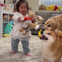 たくさん遊んで…