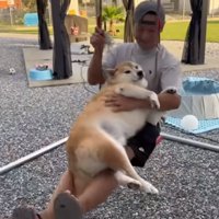 ウットリするおもちくん