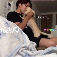 大喜びでお出迎え