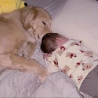 寄り添って二度寝♡