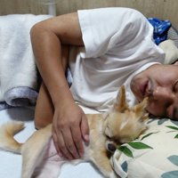 みるくちゃんも寝ちゃいそう…？