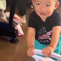 男の子が颯爽と登場！