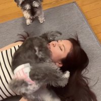 戸惑い全開のココちゃん