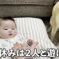 休憩中はスキンシップ