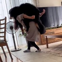 「よっこいしょ…！」