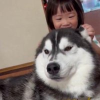 娘さんも思わずケラケラ