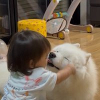 お顔をむに～♡