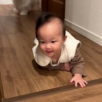 姿を現した小太郎くん