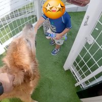 息子くんと合流
